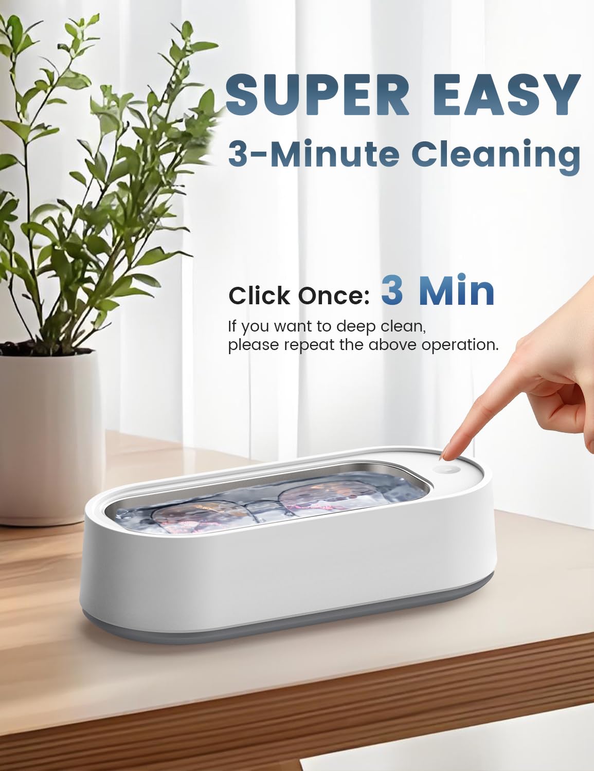 BUYJON® Ultrasonic Cleaner