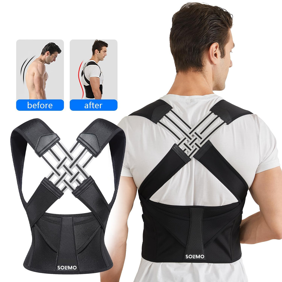 Posture Corrector Belt | Free Size Designed to provide