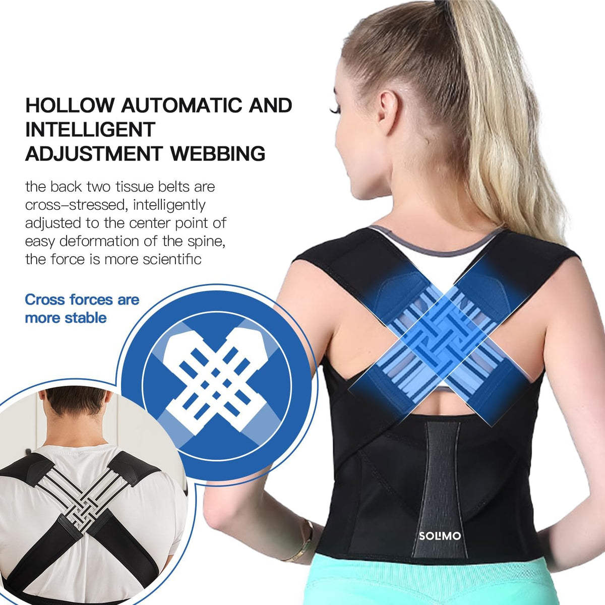 Posture Corrector Belt | Free Size Designed to provide