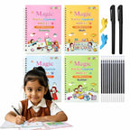 Magic Practice Copybook - (4 Book + 10 Refill) (A-127)