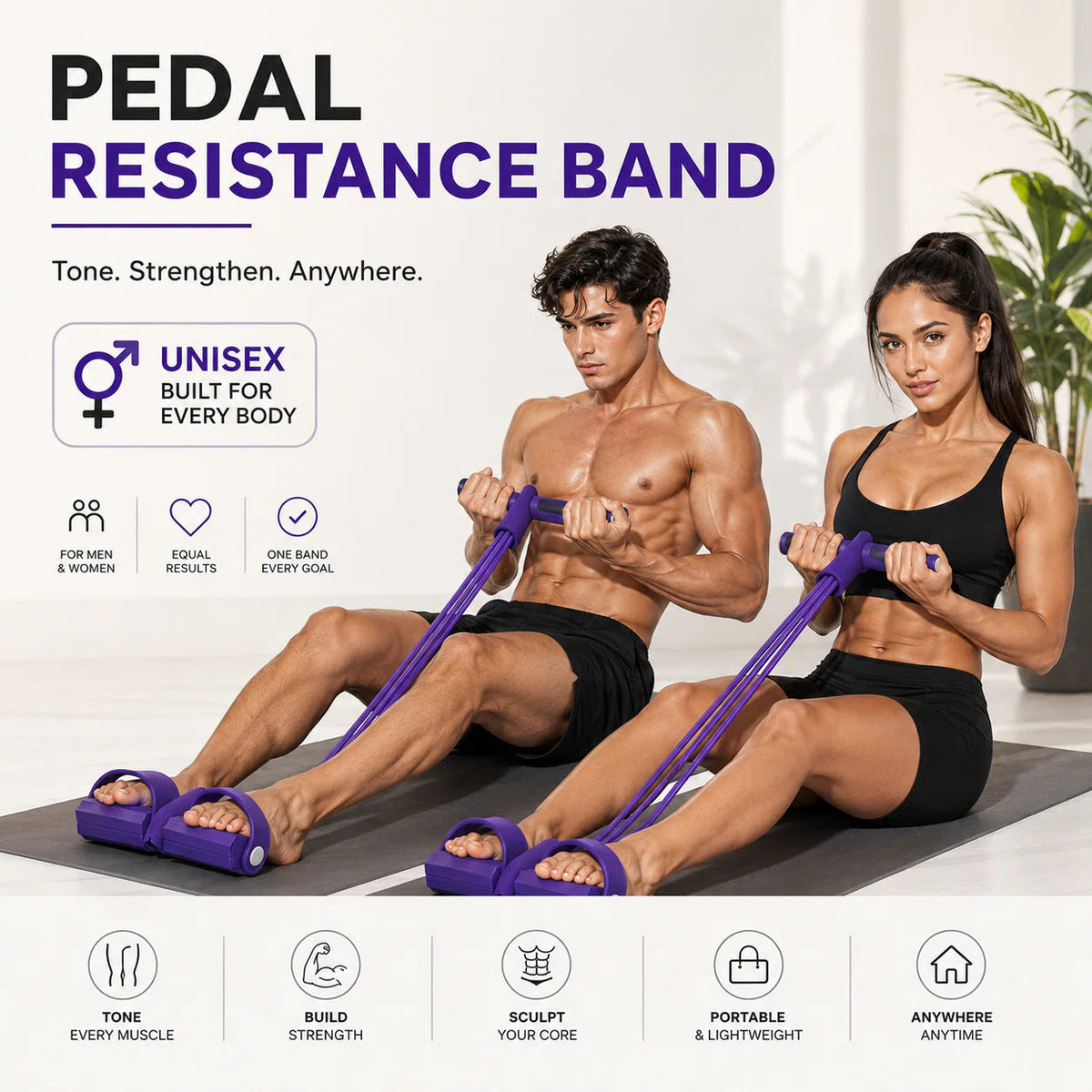 Yoga Pedal Puller (Fitness Resistance Band)