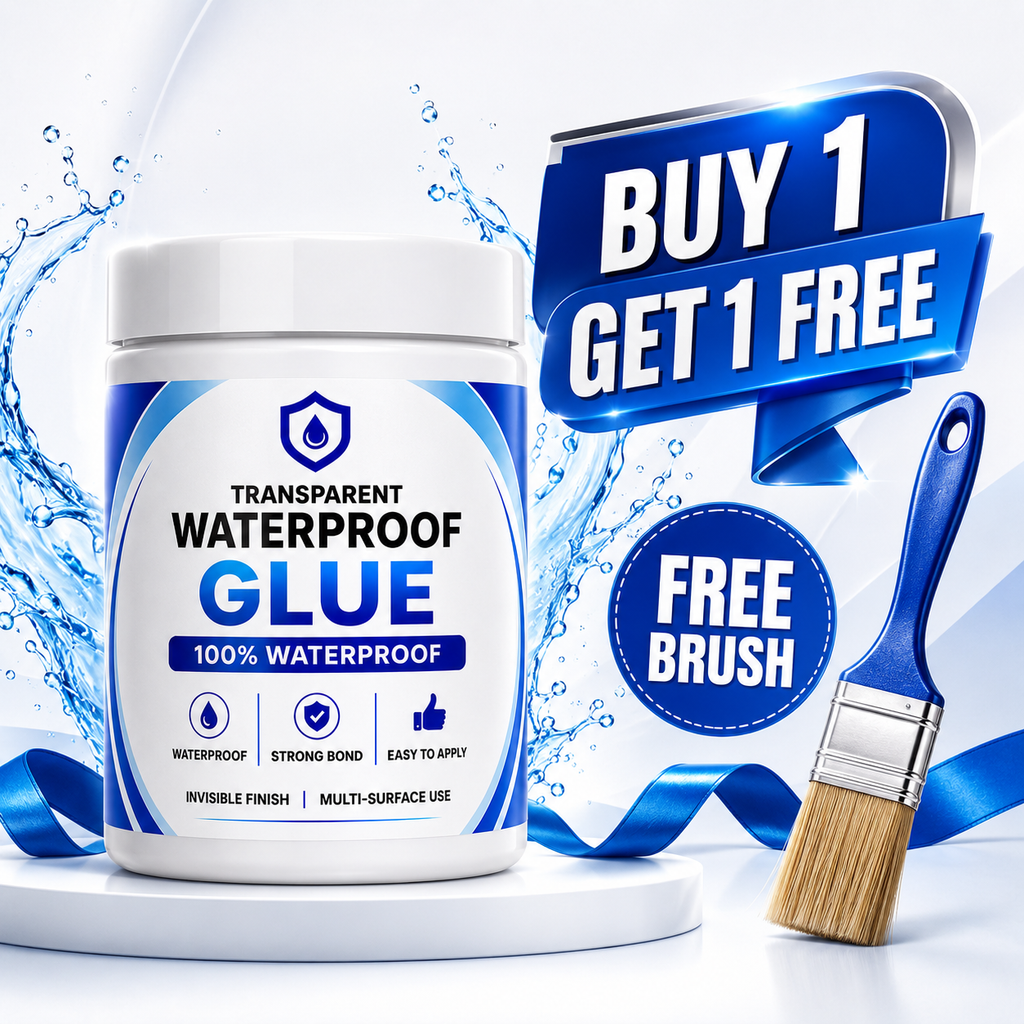 Buyjon™ - Transparent Waterproof Glue + Free Brush © ( BUY 1 GET 1 FREE )